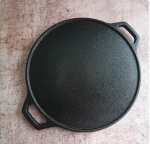 Screenshot 2026-04-04 at 18-23-42 Cast Iron Double Handle Dosa Tawa Heavy Duty Traditional Cookware Cookware – Brown Living™ Dosa kal Double handle (12 inch)